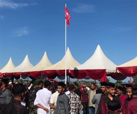 Milad Ke 47 GAM Bendera Bulan Bintang Berkibar Di Sejumlah Daerah