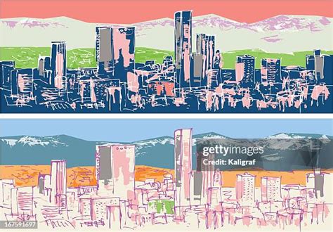 Los Angeles Skyline Sketch High Res Illustrations Getty Images