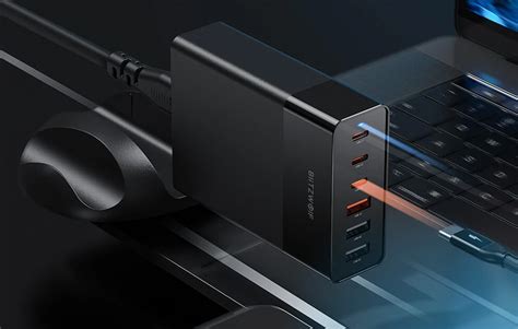 Blitzwolf Stenski Polnilec Blitzwolf BW S25 75 W 3x USB 3x USB C