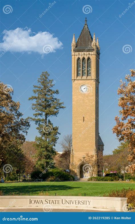 Campanile Tower On The Central Campus Of Iowa State University