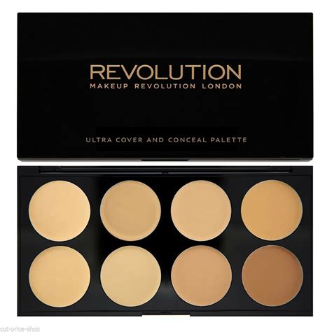 Revolution Cover Conceal Contour Palette Medium Dark X 3