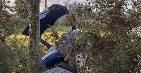 Car Ploughs Into Trees On Sharp Bend Staffordshire Live