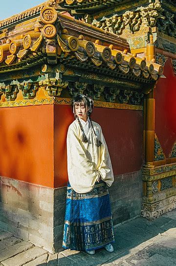 Chinese Style Forbidden City Hanfu Shooting Background Chinese Style