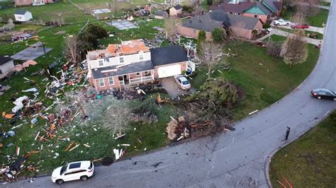 Drone Photos Capture Storm Devastation In Indiana