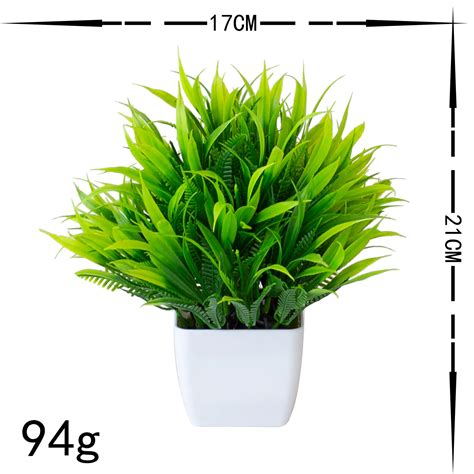 Artificial Plants Potted Bonsai Green Mini Tree Plants Fake Flowers Potted Ornaments For Home