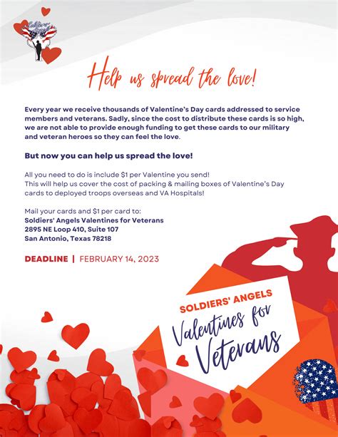 Valentines For Veterans Soldiers Angels