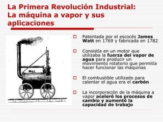 La revolución industrial PPT