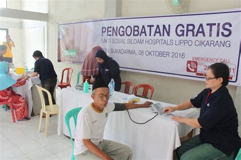 Gratis Ratusan Warga Pasir Tanjung Di Cikarang Pusat Dapat Layanan