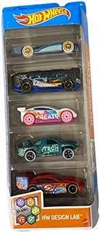 HOT WHEELS PAQUET DE 5 VOITURES 1 64 HW DESIGN LAB