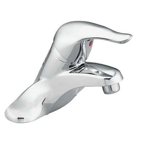 Moen Chateau Chrome 4 In Centerset 1 Handle Watersense Bathroom Sink