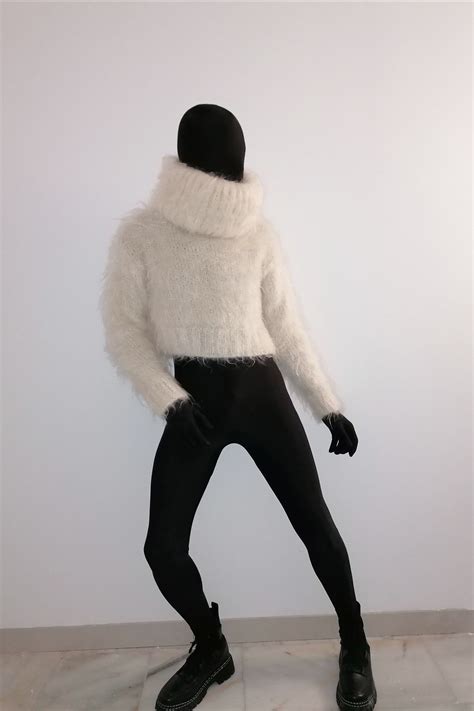 Knee Boots Over Knee Boot Mohair Sweater Mannequins Fur Coat Guys