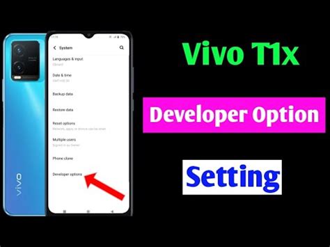 Vivo T X Developer Option Setting How To Enable Developer Option