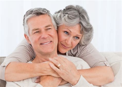 Premium Photo Mature Woman Hugging Her Husband