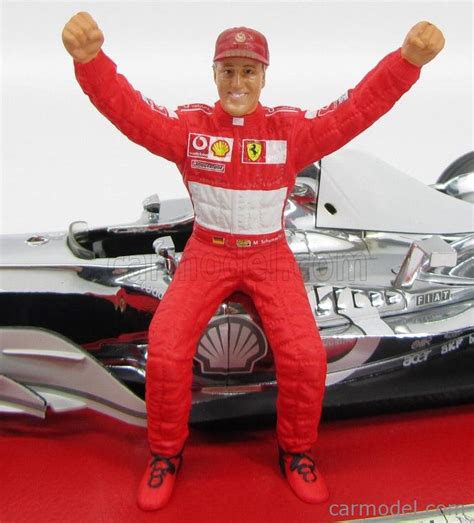 MATTEL HOT WHEELS C Masstab FERRARI F F GA N CHROME MICHAEL SCHUMACHER SIX