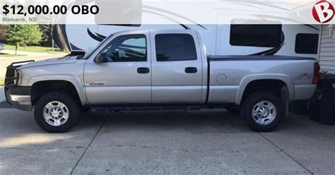 2003 Chevy Silverado 2500 Hd Lb7 Duramax Disel For Sale Bismarck Nd