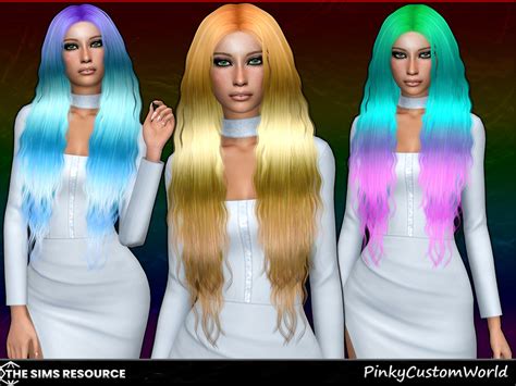 The Sims Resource Fantasy Retexture Of Daya Hair Long By Anto