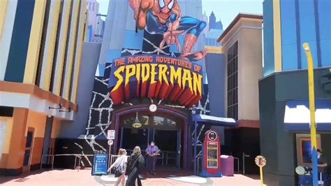 The Amazing Spiderman Ride Universal Studios Orlando Islands Of