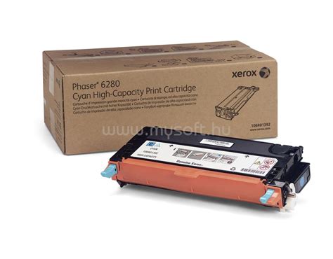 XEROX Toner Phaser 6280 Kék 5900 oldal 106R01400 toner nyomtató