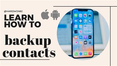 How To Backup Contacts On IPhone Android To Your Email YouTube