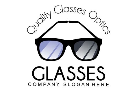 Glasses Logo Design Vector Illustration Graphic By Ar Graphic