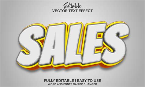 D Editable Sales Text Effect Style Graphic By Chaska Id Creative Fabrica