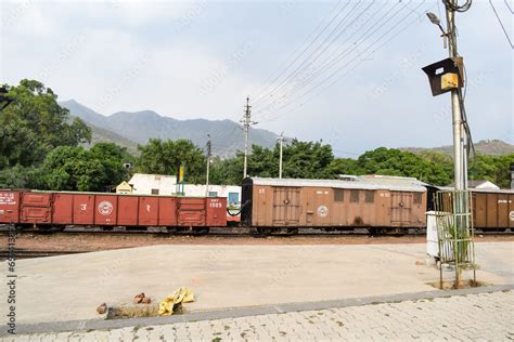 Kalka Haryana India May View Of Toy Train Railway Tracks