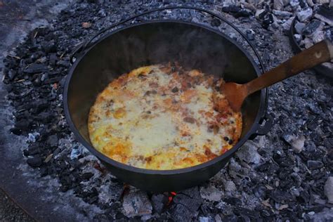 Cowboy Campfire Breakfast Over The Fire Cooking