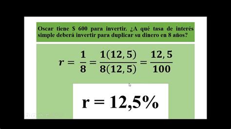 Interes Simple Ejercicios Resueltos Interes Simple Youtube Images