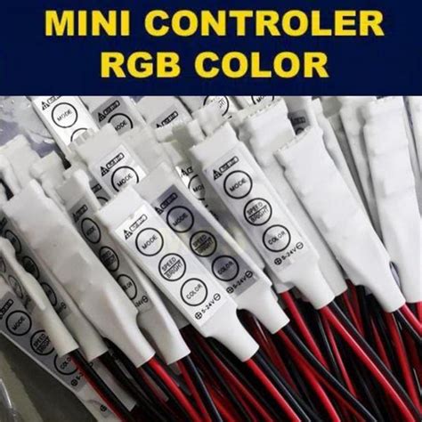 Jual Mini Controller Dimmer Modul Kedip Strobo Otomatis Led Rgb