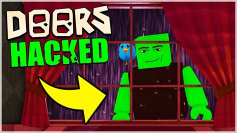 Achei Um Hacker No Doors Do Roblox Doors Hacker Roblox Youtube