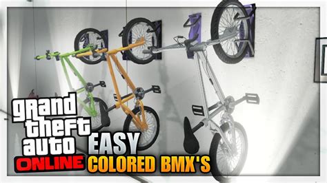 Gta V Online Buy Colored Bmx Bike Youtube