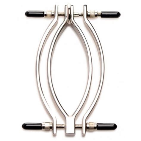 Master Series Adjustable Pussy Clamp With Leash Sex Toys At Adult Empire