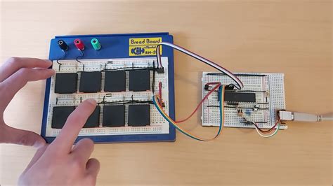 Eight Pressure Sensitive Velostatlinqstat Pads For A Velocity Sensitive Midi Controller Youtube