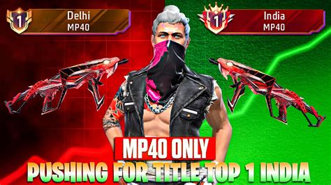 Pushing Top In Smg Mp Free Fire Solo Rank Pushing With Tips And