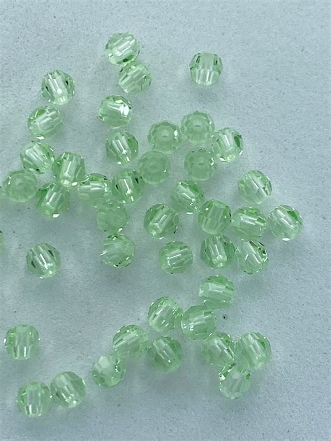 3mm Round Chrysolite SWAROVSKI Crystal Beads 5000 Package Etsy