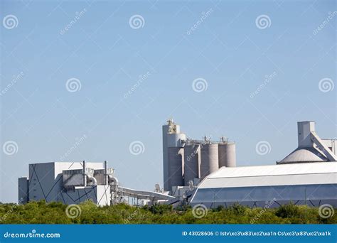 Cement Factory Stock Photo Image Of Process Architecture 43028606