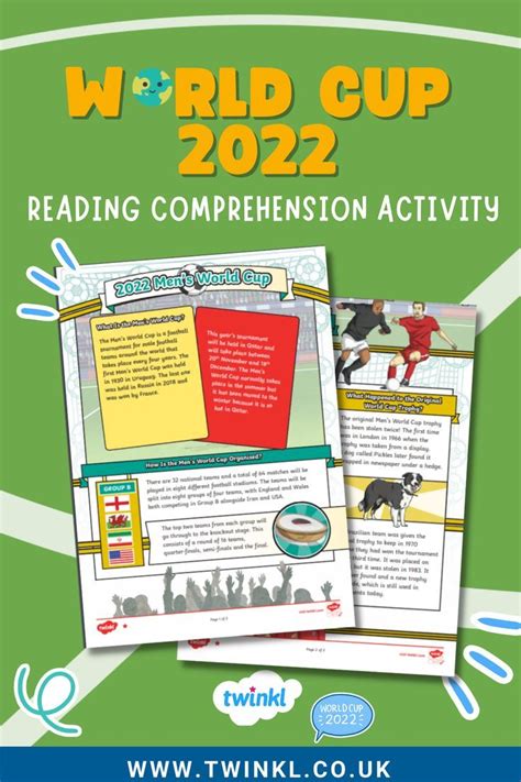 Men S World Cup Differentiated Reading Comprehension Activity