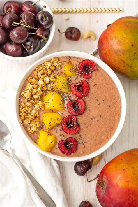 Mango Cherry Smoothie Bites Of Wellness