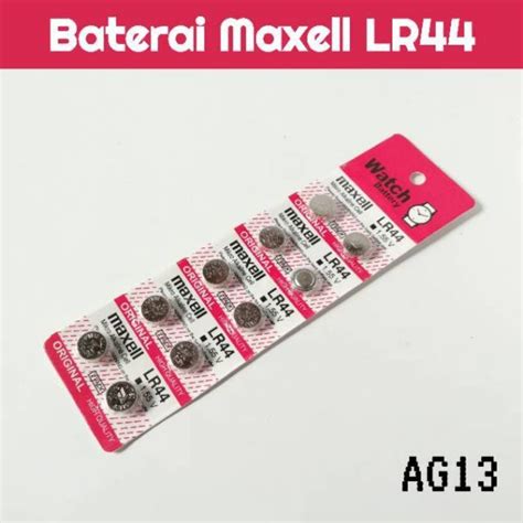 Jual Baterai Lr Maxell Satuan Kalkulator Gembok Alarm Shopee Indonesia