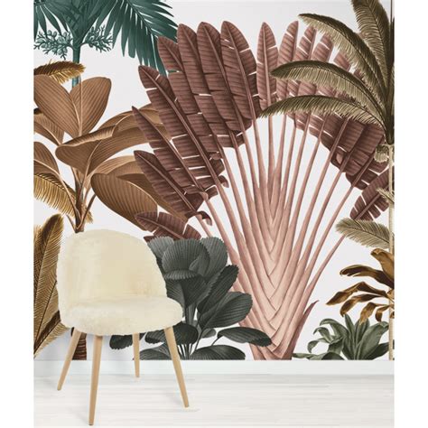 Papier Peint Jungle Tropicale Color