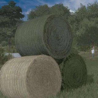 Textures De Bottes De Paille Foin Herbe V1 0 0 0 FS22 Mod Farming