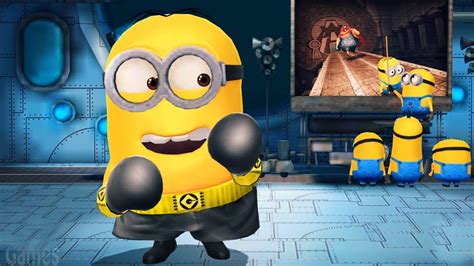 Despicable Me 2 Minion Rush Boxer Minion With Upgraded Costume Vs