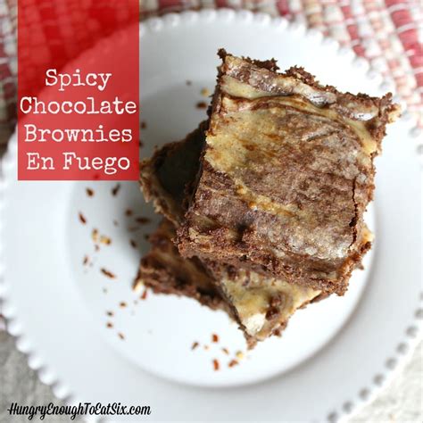 Spicy Cream Cheese Brownies — Hungry Enough To Eat Six