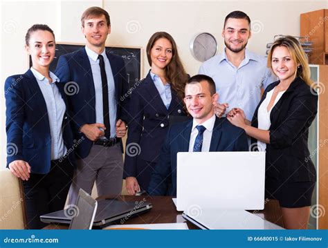 Portrait Of Successful Corporate Managers Stock Image Image Of Boss