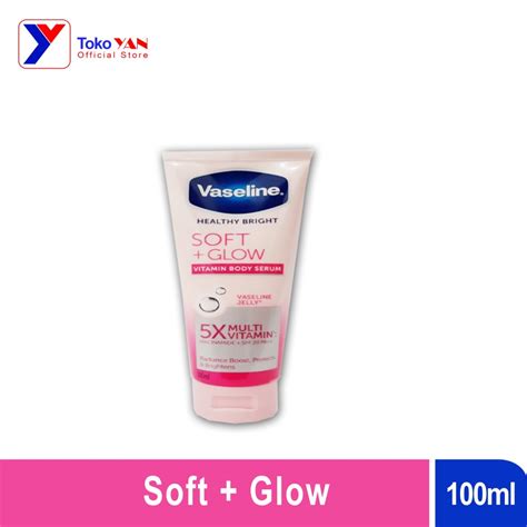 Jual Vaseline Healthy Bright Vitamin Body Serum Soft Glow 100ml Shopee Indonesia