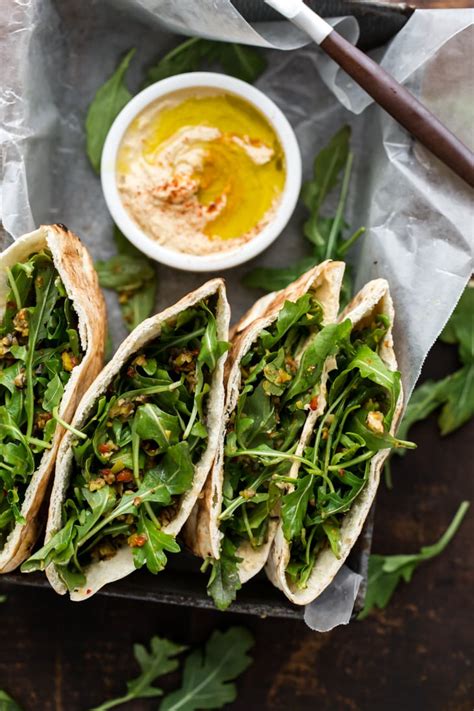 Olive Tapenade And Hummus Stuffed Pita Naturally Ella