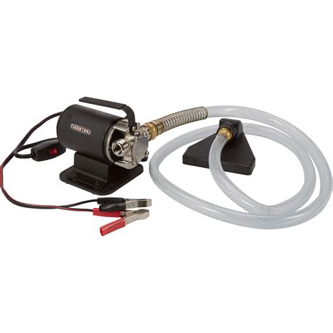 Ironton 12 Volt Transfer Pump With Suction Attachment — 264 Gph 34in Ports Northern Tool