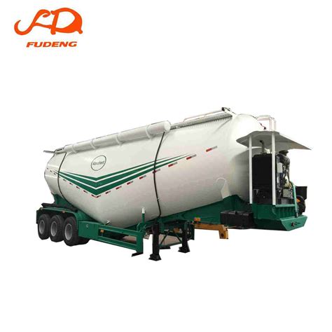 3 Axle Bulk Cement Tanker Trailer V Shape Powder Tanker Trailer For