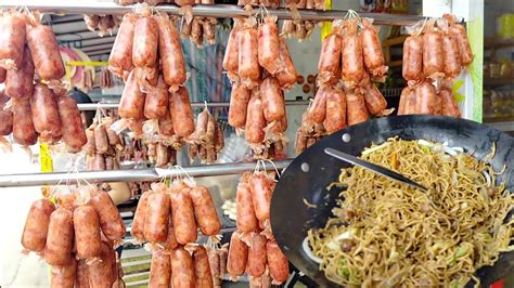 Grilled Garlic Longganisa Pancit Habhab Lucban Quezon Philippine