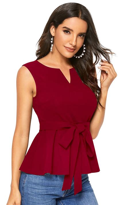 Elegance And Flair Embracing Womens Peplum Tops In Your Wardrobe